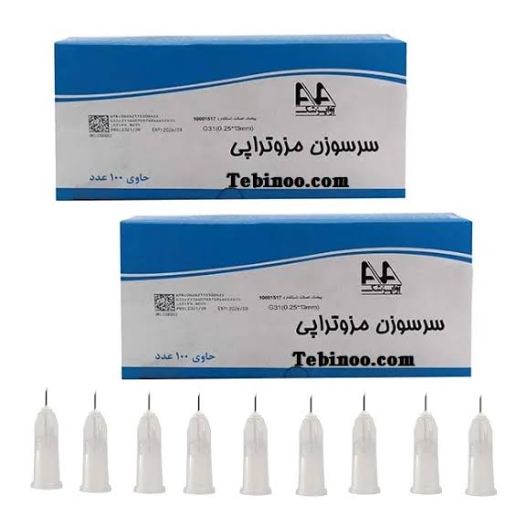سرسوزن مزوتراپی برند آوا سایز 30 گیج 4